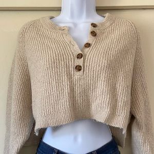 BDG cropped knit top